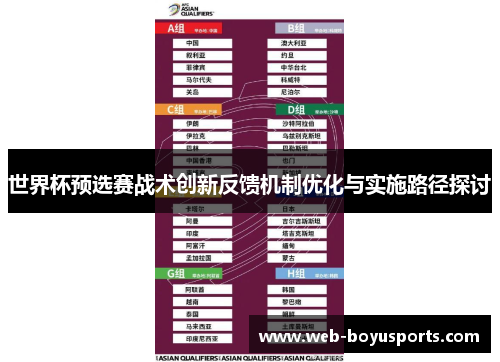 世界杯预选赛战术创新反馈机制优化与实施路径探讨