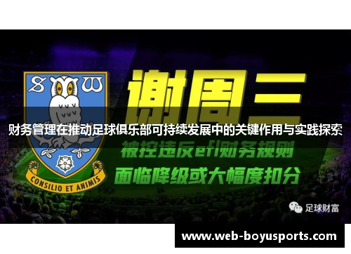 财务管理在推动足球俱乐部可持续发展中的关键作用与实践探索